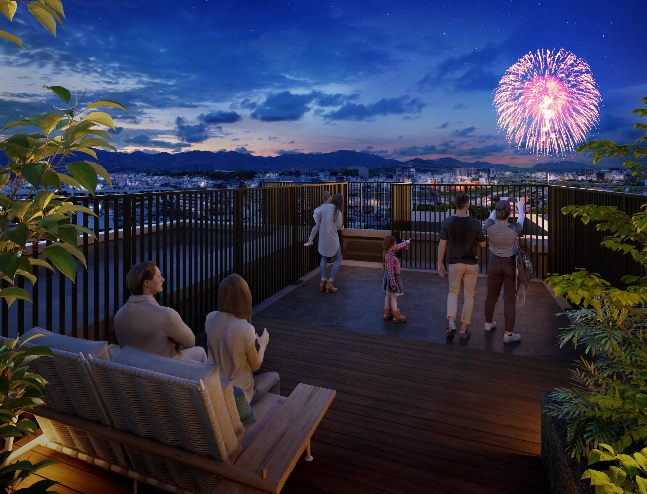 ルーフガーデン完成予想図